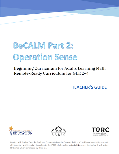 BeCALM Operation Sense cover