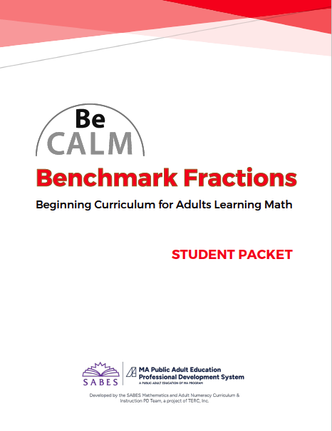 BeCALM Benchmark Fractions student packet cover
