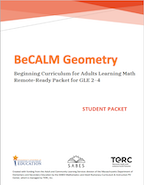cover of BeCALM student packet