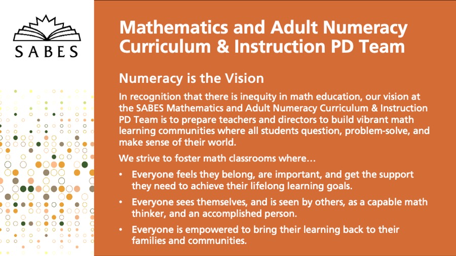 Math ADEI Vision Statement 2024