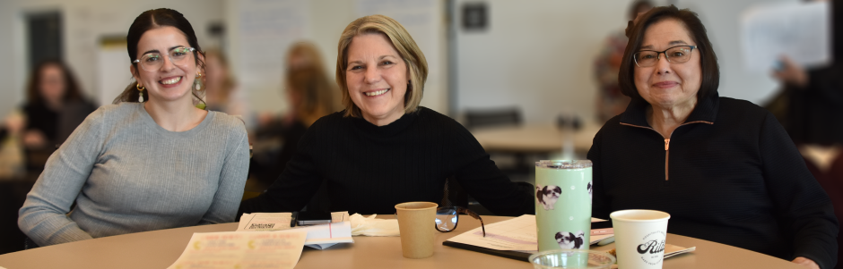 Three women sitting around a table at the 1/23/2026 Beyond the Checklist event