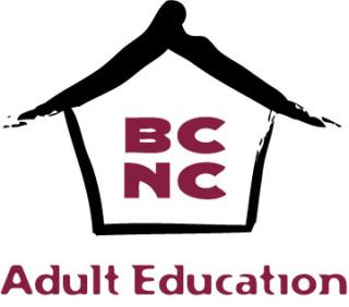 BCNC house logo and name of Adult Education